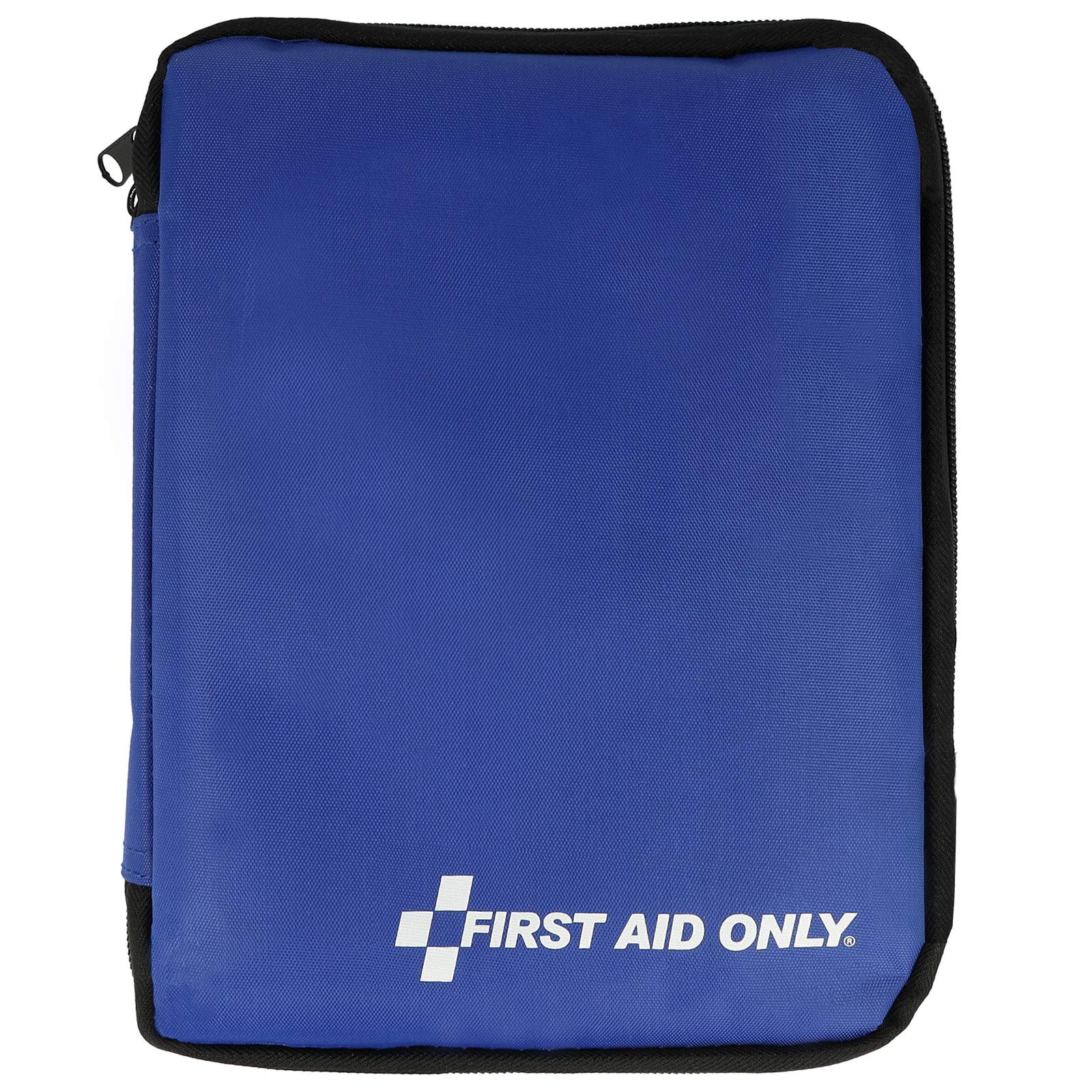 First Aid Only Bolsa de primeros auxilios, 50 piezas, para oficina, viaje, ocio, pequeño, para llevar, azul, P-10036
