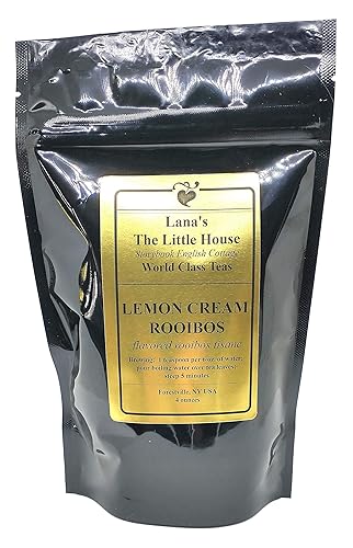 Miniatura 3 de Lana's The Little House Rooibos Crema de Limón, Té de Hojas Sueltas, 4 onzas