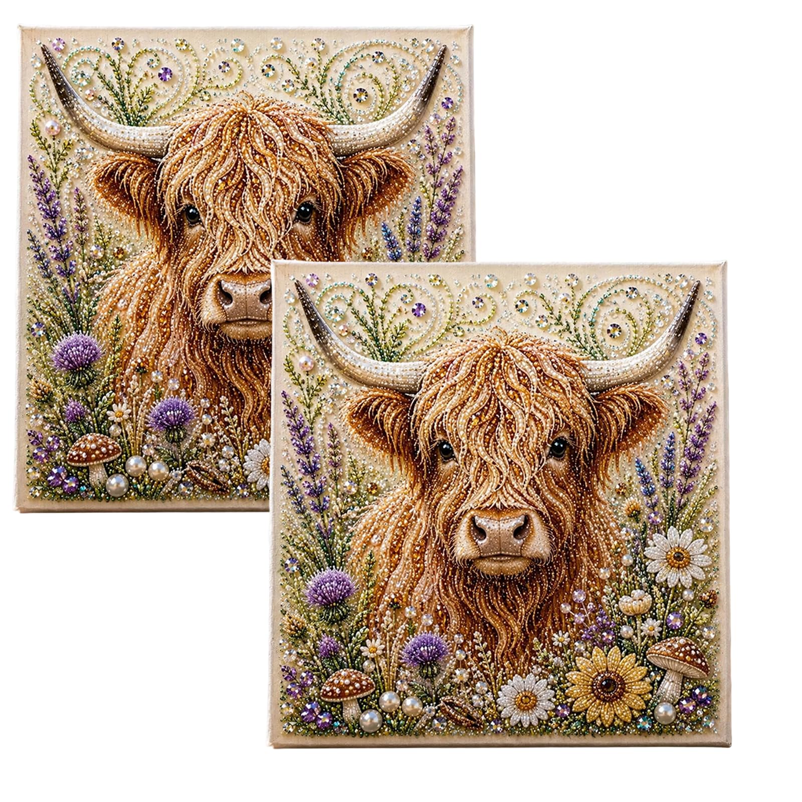 Animal Pearl Art DIY Craft Kit 5D Diamond Painting for Adults Beginner,Dachshund Diamond Art,Pearl Diamond Art Kits for Adults,Handmade Pearl Beads Diamond Dots Painting Gem Wall Decoration (2PC-C)
