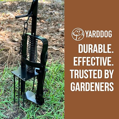Miniatura 6 de YARDDOG Trampa para topos estilo émbolo de mordida  Trampa para topos de acero duradero de grado comercial para césped, trampa de captura rápida