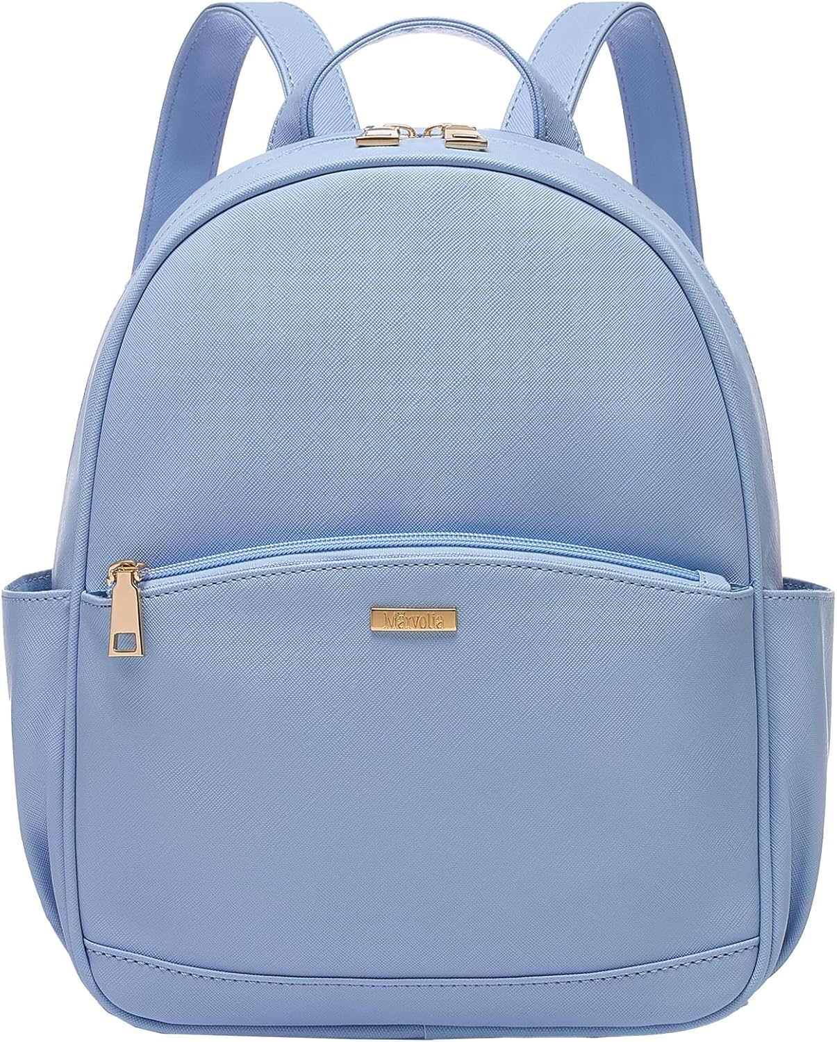 Marvolia Mini Backpack for Women - Leather Backpack Cute Backpacks with Multiple Pockets for Travel College Work - Khaki
