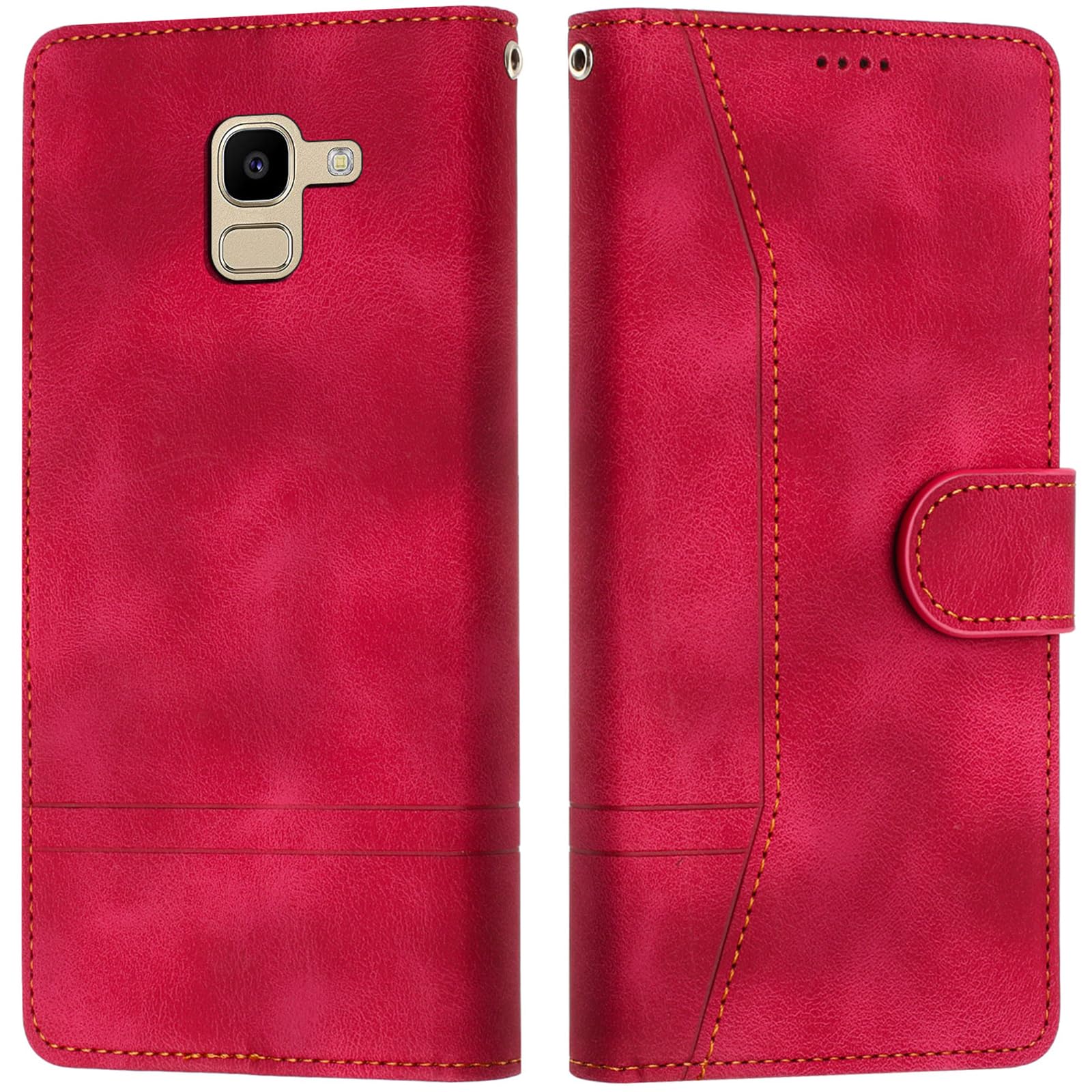 Galaxy J3 2016 Cover Pelle PU Magnetica Scomparti LEMAXELERS Custodia Portafoglio Per Galaxy J3 2016 - Cover Con Scomparti Carte Custodia Magnetica Pelle PU - Foto 5