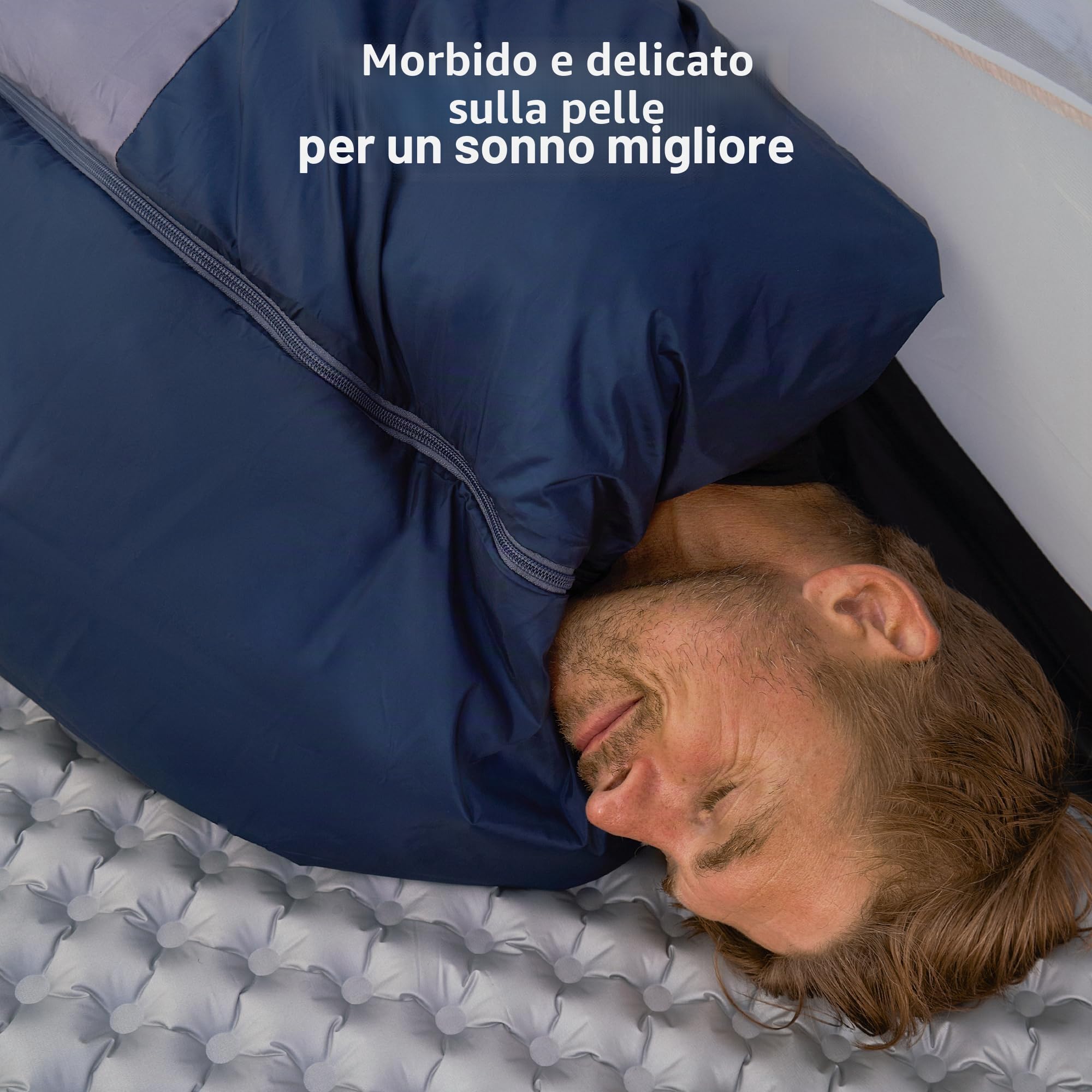 Naturehike Sacco a pelo in Cotone per Adulti e Bambini 3-4 Stagioni Leggero Impermeabile da Campeggio Attrezzatura per Dormire