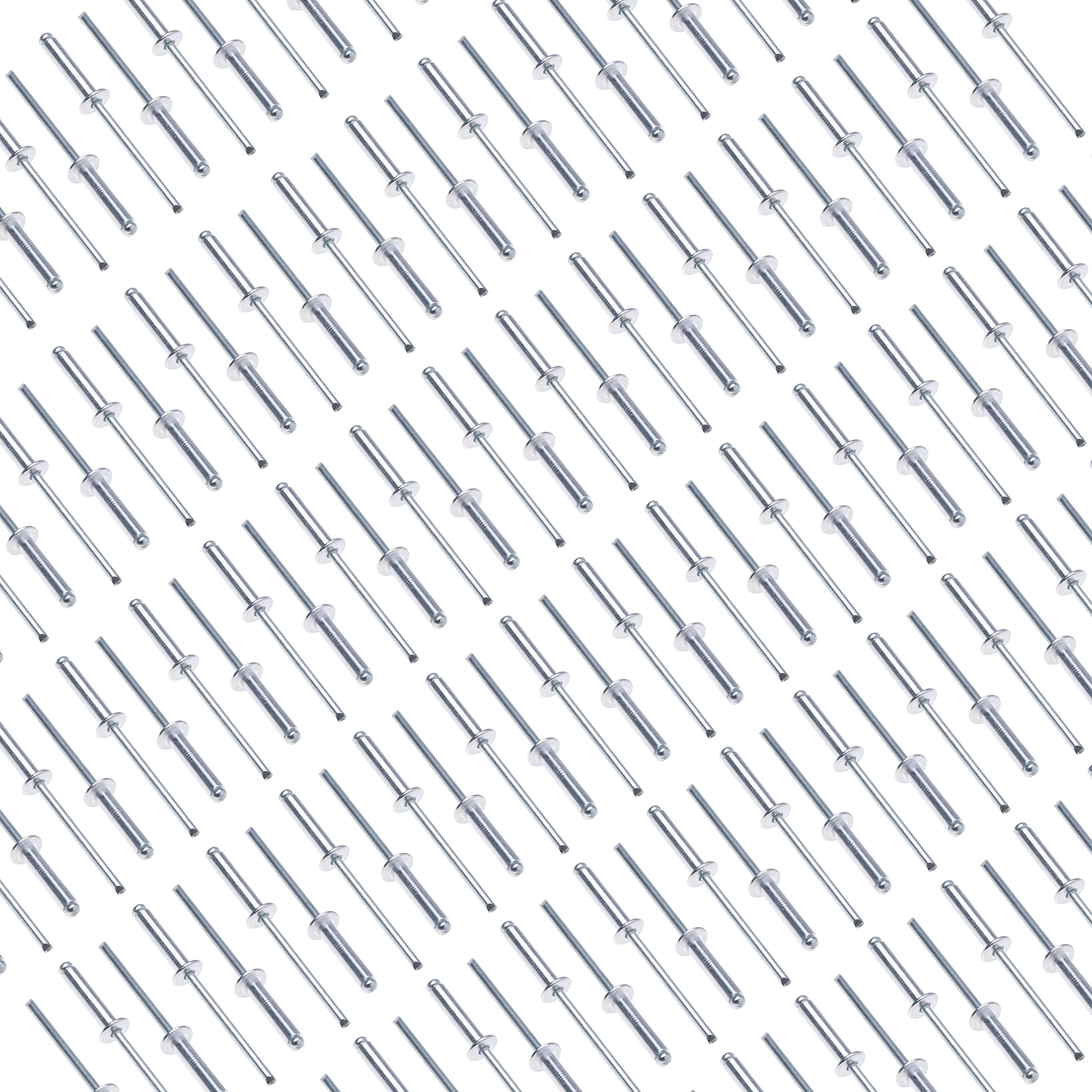 Rivetti Cieco 4.8mm x 16mm Alluminio Acciaio 500 Pacco Rivetto Pop Testa Bombata