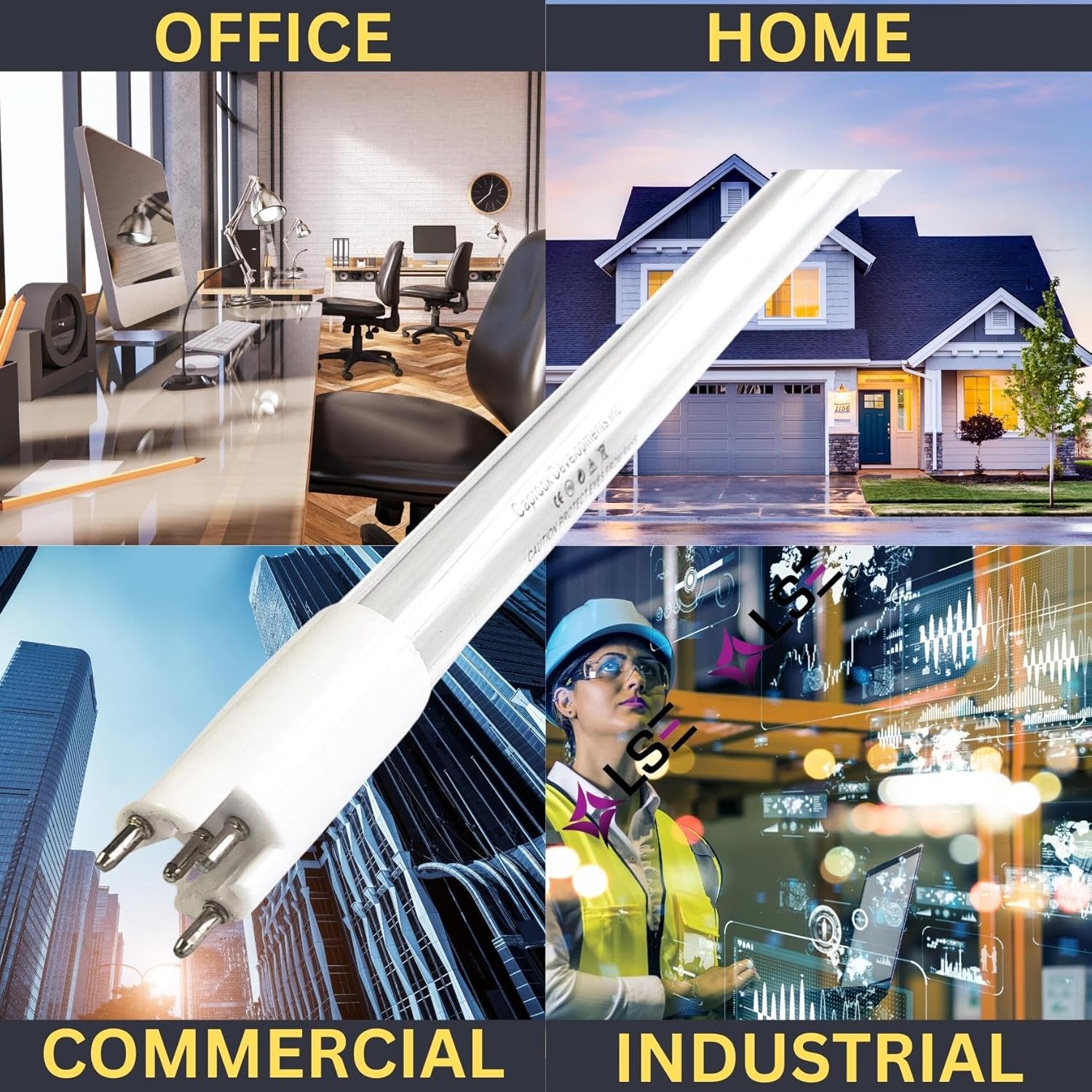 AQ-UV-L420C UV Bulb Compatible with Aquasana AQ-UV-15C | 16.5" High Output 4-Pin Quartz UVC Replacement Lamp | Whole House Water Filter Compatible | Designed in USA