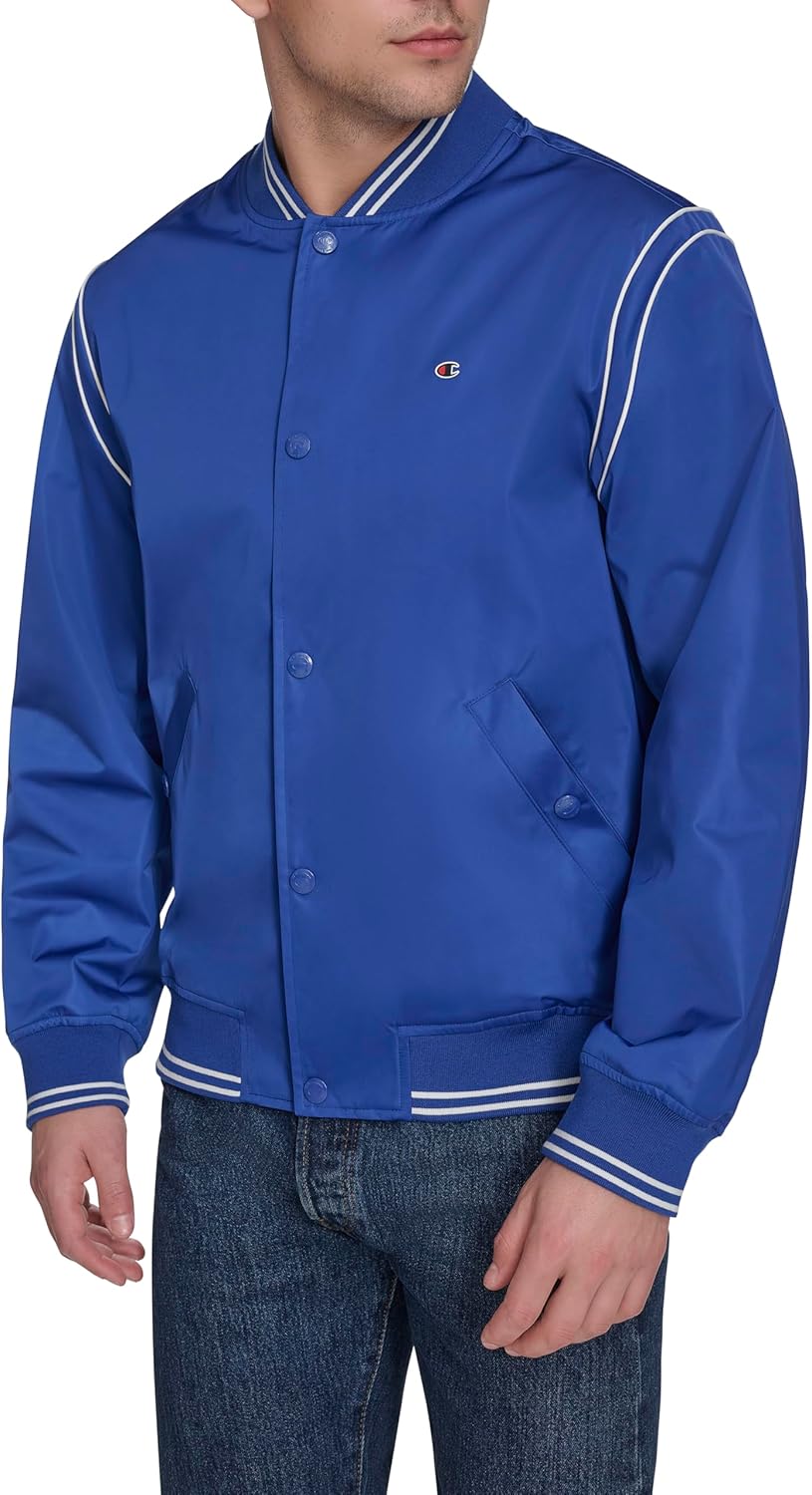 Champion Men's Lightweight Varsity Bomber Jacket - Image 3