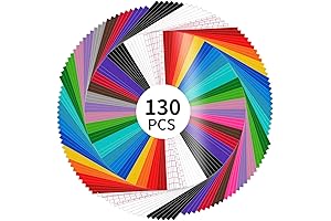 Lya Vinyl Supplies for Cricut : 12"x12" Cricut Vinyl Adhesive