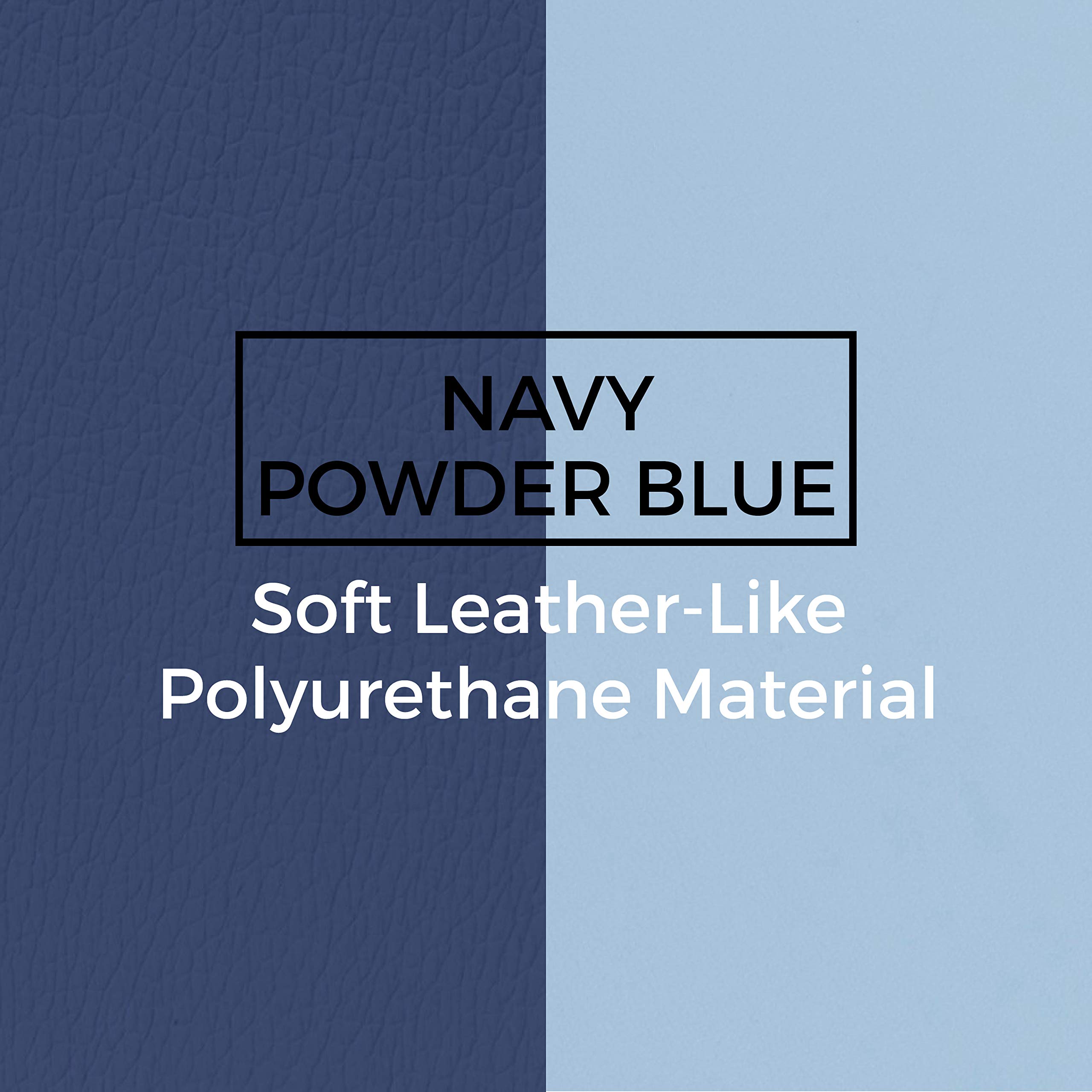 SoftScape Wickelunterlage, besonders weich, für Babys, Kleinkinder, rutschfeste Unterseite, integrierter Griff, leicht zu transportieren, Navy/Powder Blue, 1