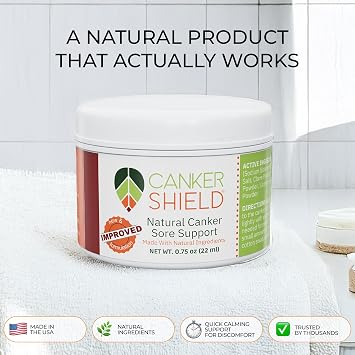 Natural Canker Sore & Mouth Ulcer Relief Powder Soothing Oral Powder for Targeted Mouth Comfort
