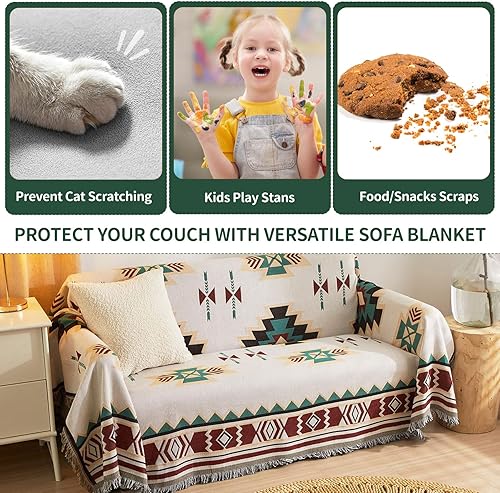 Miniatura 2 de ROOMLIFE Fundas medievales de felpilla retro para sofá de 2 a 3 cojines, fundas de sofá modular de jacquard delicado para sofá biplaza, silla