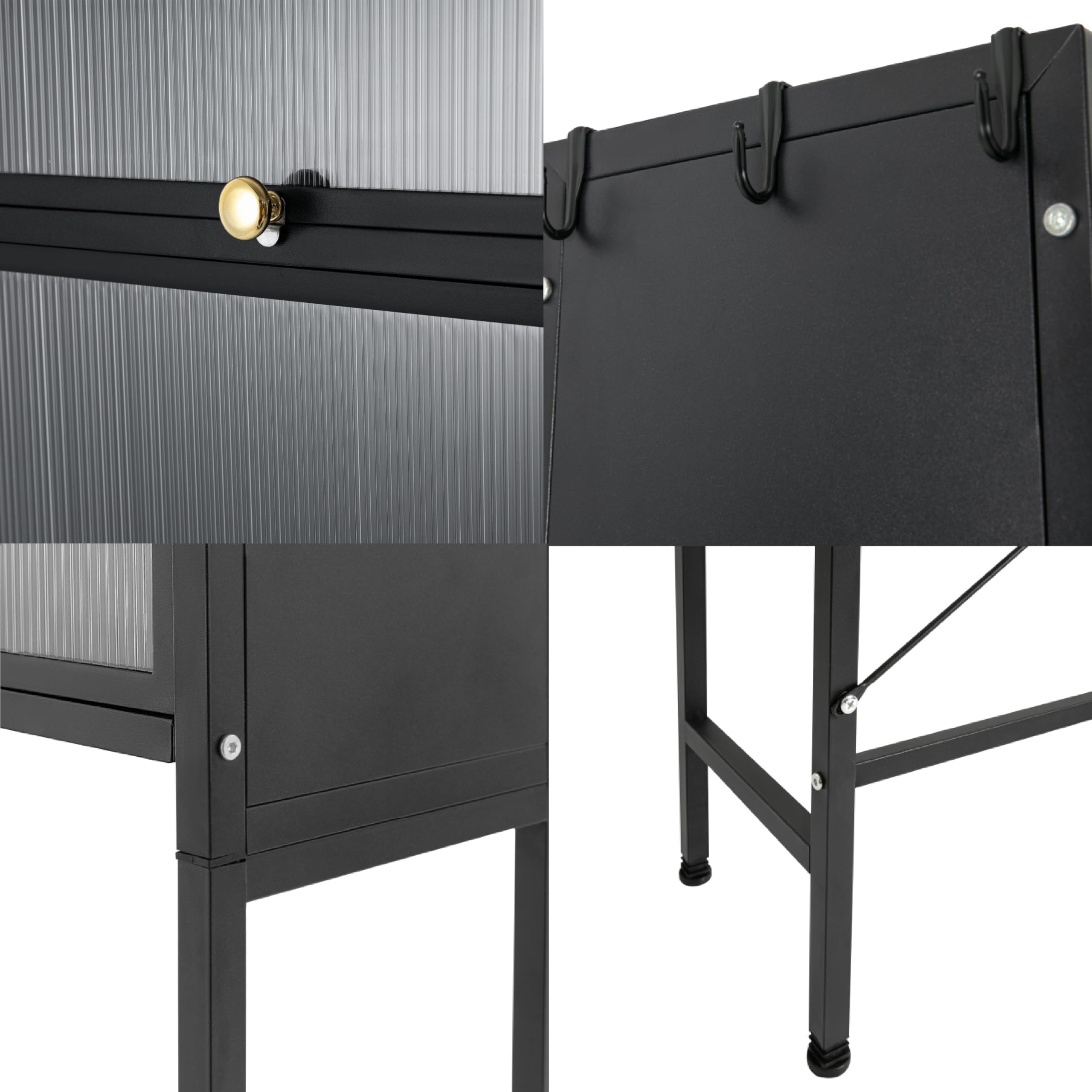 Estantería de almacenamiento sobre lavadora, estantería de baño de acero al carbono, 2 niveles, estantería para lavadora con 6 ganchos extraíbles, organizador de baño para lavadora y secadora (negro)