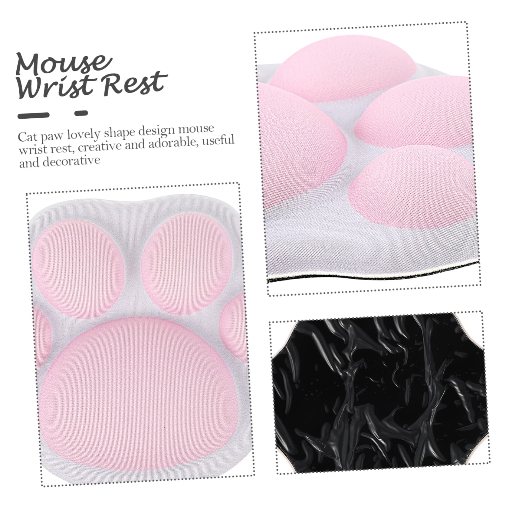 4 Pezzi Mouse Poggiapolsi Pad Desktop Pad Laptop Pad Zampa Di Gatto Poggiapolsi Pad Per Laptop Polso Mouse Pad Tastiera Pad Zampa Di Gatto Polsino Pad Computer Pad Pad Ergonomico