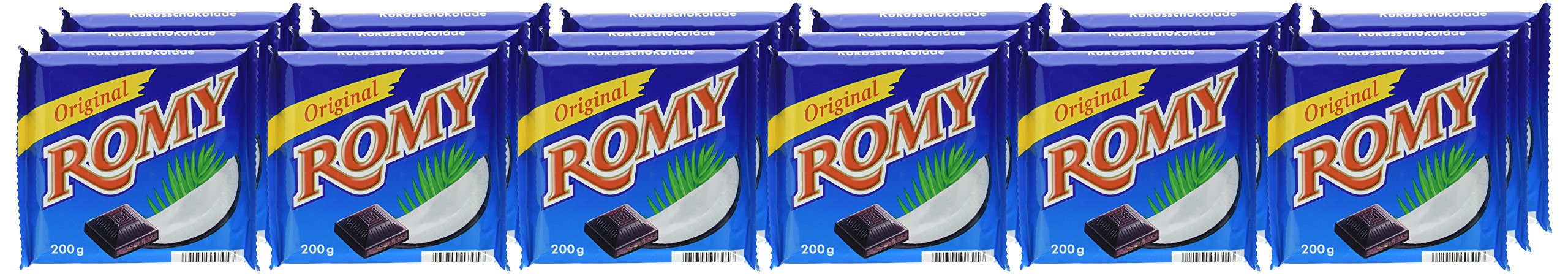 Romy Cocos Schokolade Classic, 18er Pack (18 x 200 g Packung)