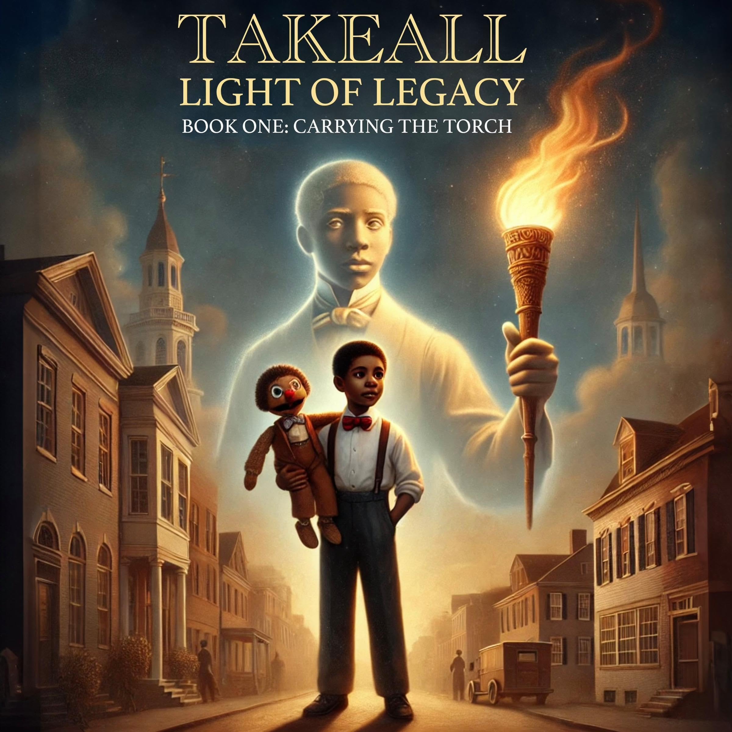 Cover art for Takeall: Light of Legacy, Book One: Carrying the Torch
