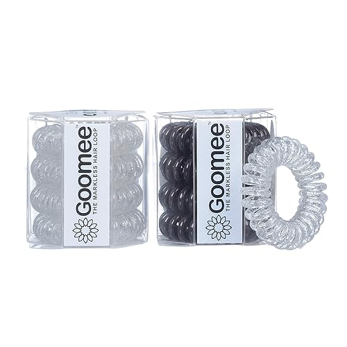 Goomee Lazos para el cabello en espiral para mujer, paquete de 8  elásticos fáciles de quitar, evitan enredos y roturas, soportes para cola de disponible en Yaxa Mexico
