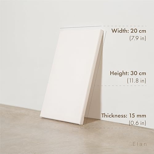 Miniatura 2 de Elan Lienzos estirados de 8 x 12 pulgadas, paquete de 6 lienzos para pintar lienzos estirados a granel para adultos, lienzo en blanco para pintar,
