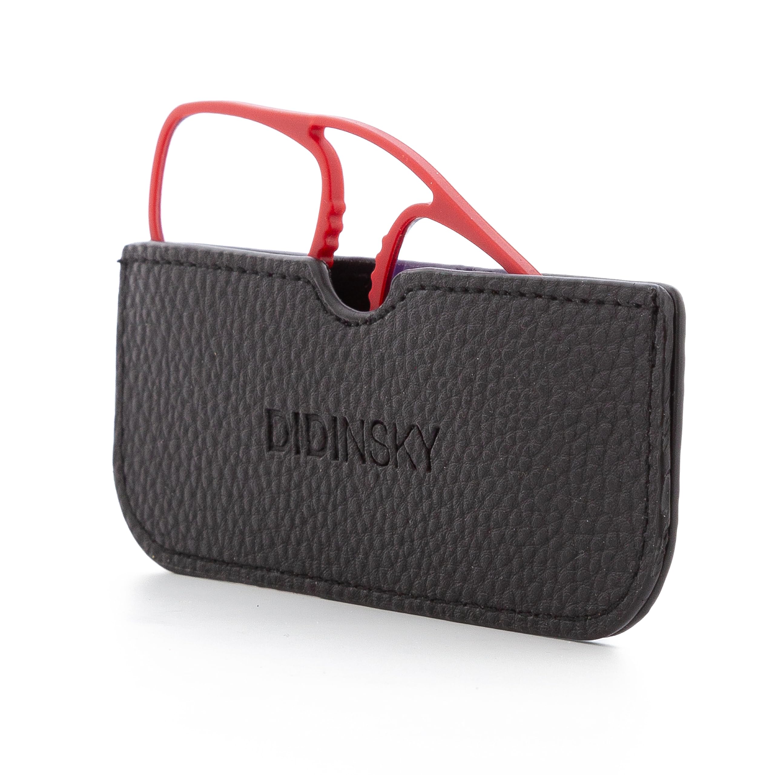 DIDINSKY Prado reading glasses, Square Cherry +2.0