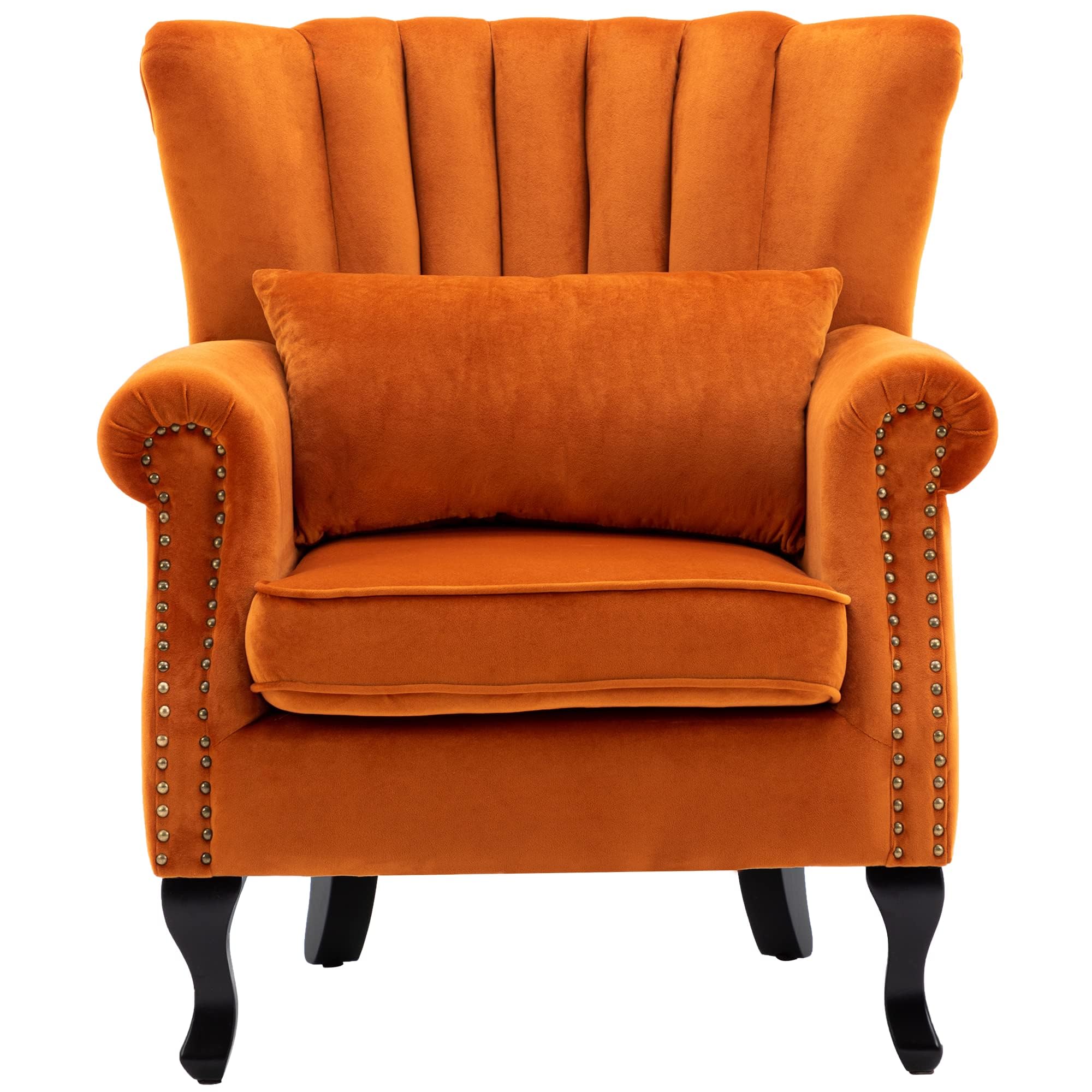 chairus Mid-Century Modern Chair Orange