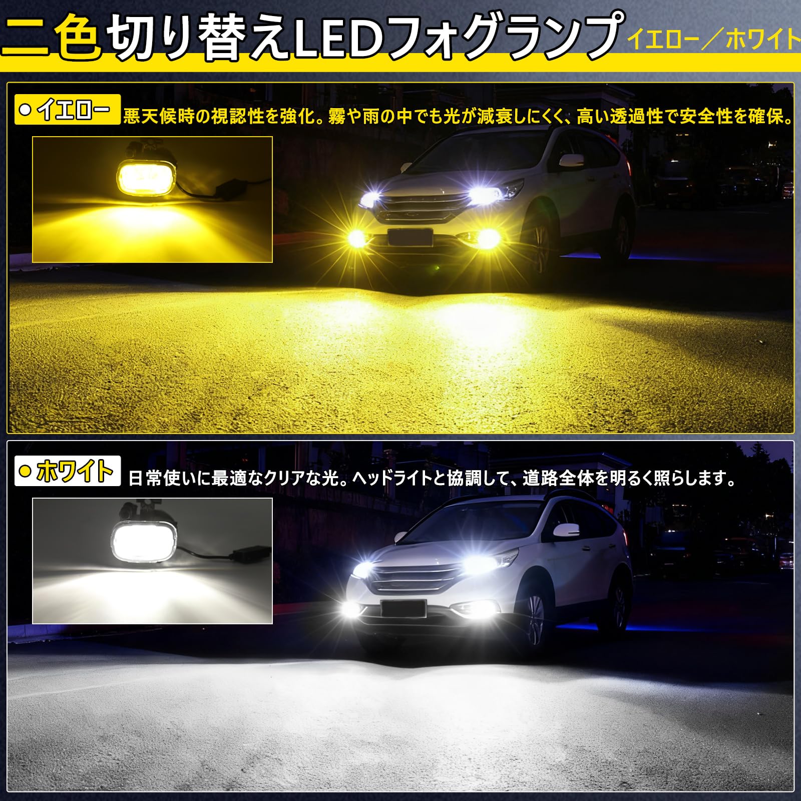 Amazon | 【完全防水 超長寿命】OPPLIGHT H16 LED フォグランプ H11 H9 