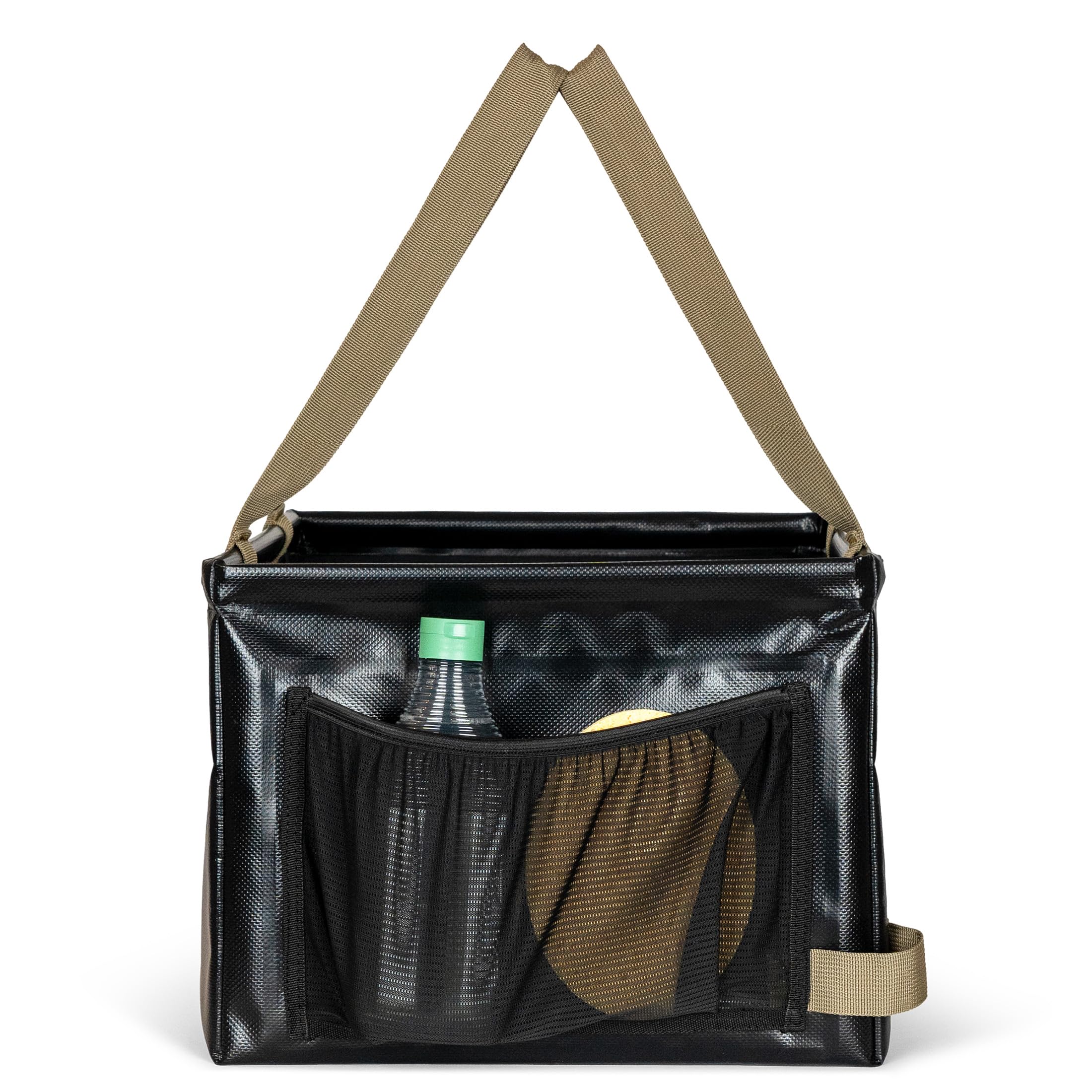 Campo Libre.® Carlo Collapsible Camping Sink – Foldable Wash Basin with Long Carry Handles & Storage Pocket, Compact Folding Washing Bowl for Camping Tableware & Outdoor Travel Gear, 15l or 25l