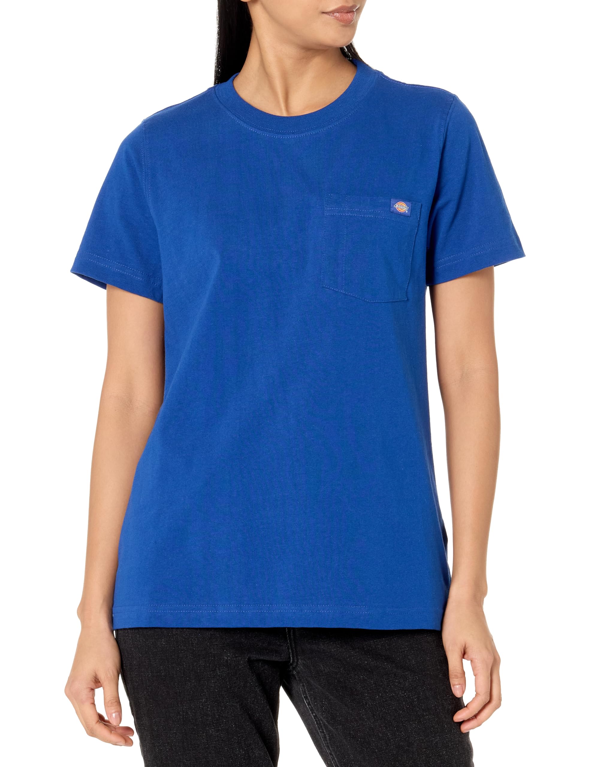 Dickies womens Loose Fit Short-sleeve Pocket T-shirt