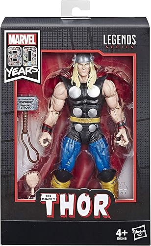 Miniatura 6 de Marvel Comics 80th Anniversary Legends Series - Figura de acción coleccionable de Thor, inspirada en cómics, 6 pulgadas, marrón, a partir de 4 años