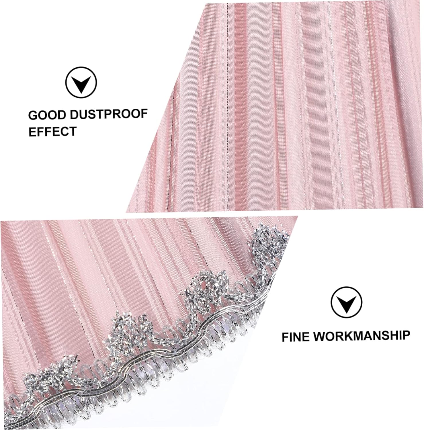 jojofuny Decorative Fabric Lampshade Table Lamp Shade Diffuse Light for Household