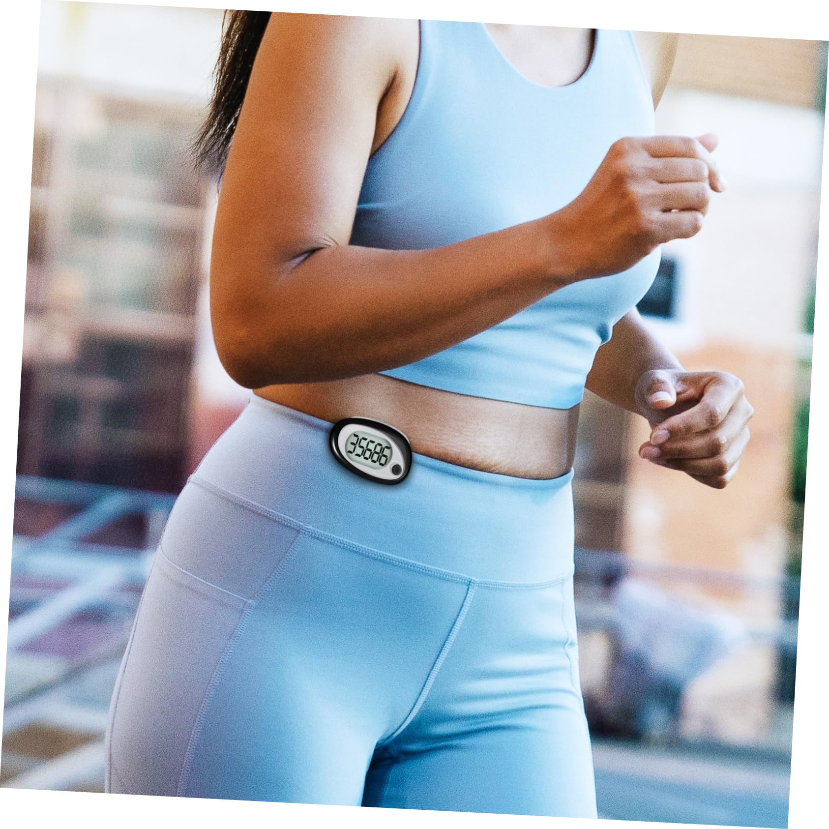 BESPORTBLE Schrittzähler Zum Gehen Großer Bildschirm Schrittzähler Wanderzähler Tragbarer Taschen Lauf Präziser Outdoor