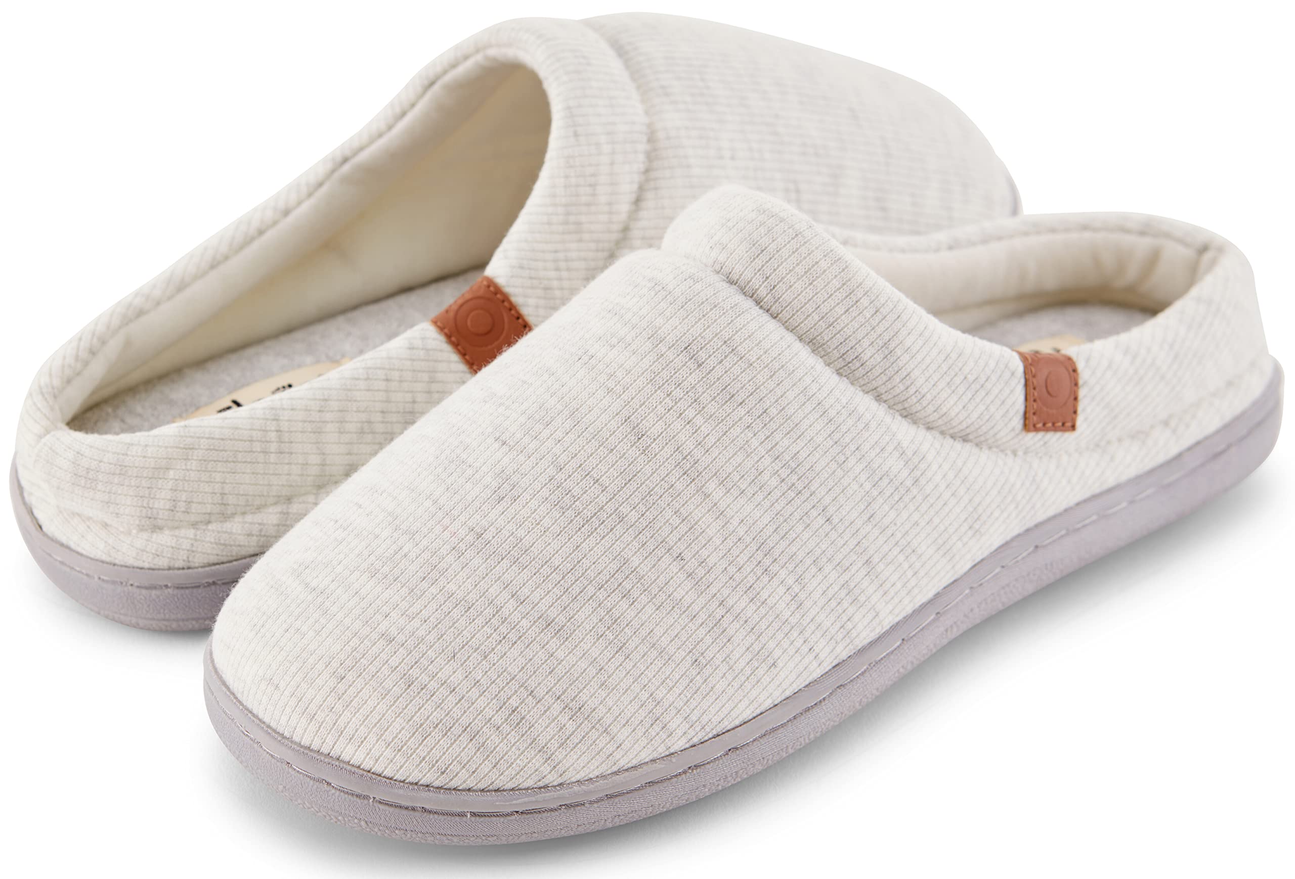 Floopi House Slippers for Women Soft Upper Jersey Lining Closed Back Women Slipper Multiple Layered Comfy Memory Insole