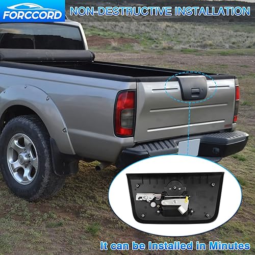 Miniatura 5 de Ajuste personalizado para manija de portón trasero Nissan Frontier 2004 2003 2002 2001 Asa de pestillo de puerta elevadora negro Frontier Accesorios
