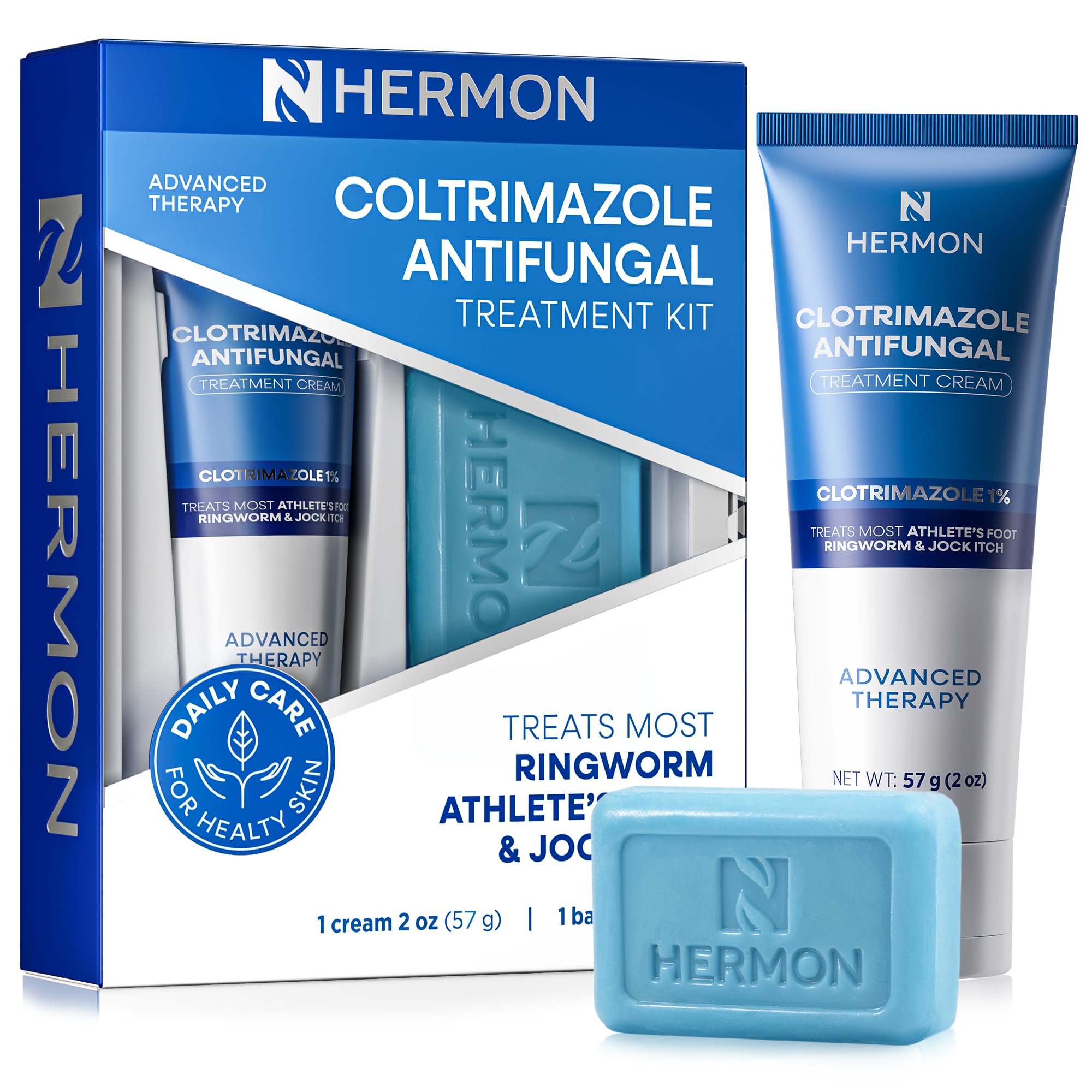 Hermon Clotrimazole Antifungal Treatment Kit