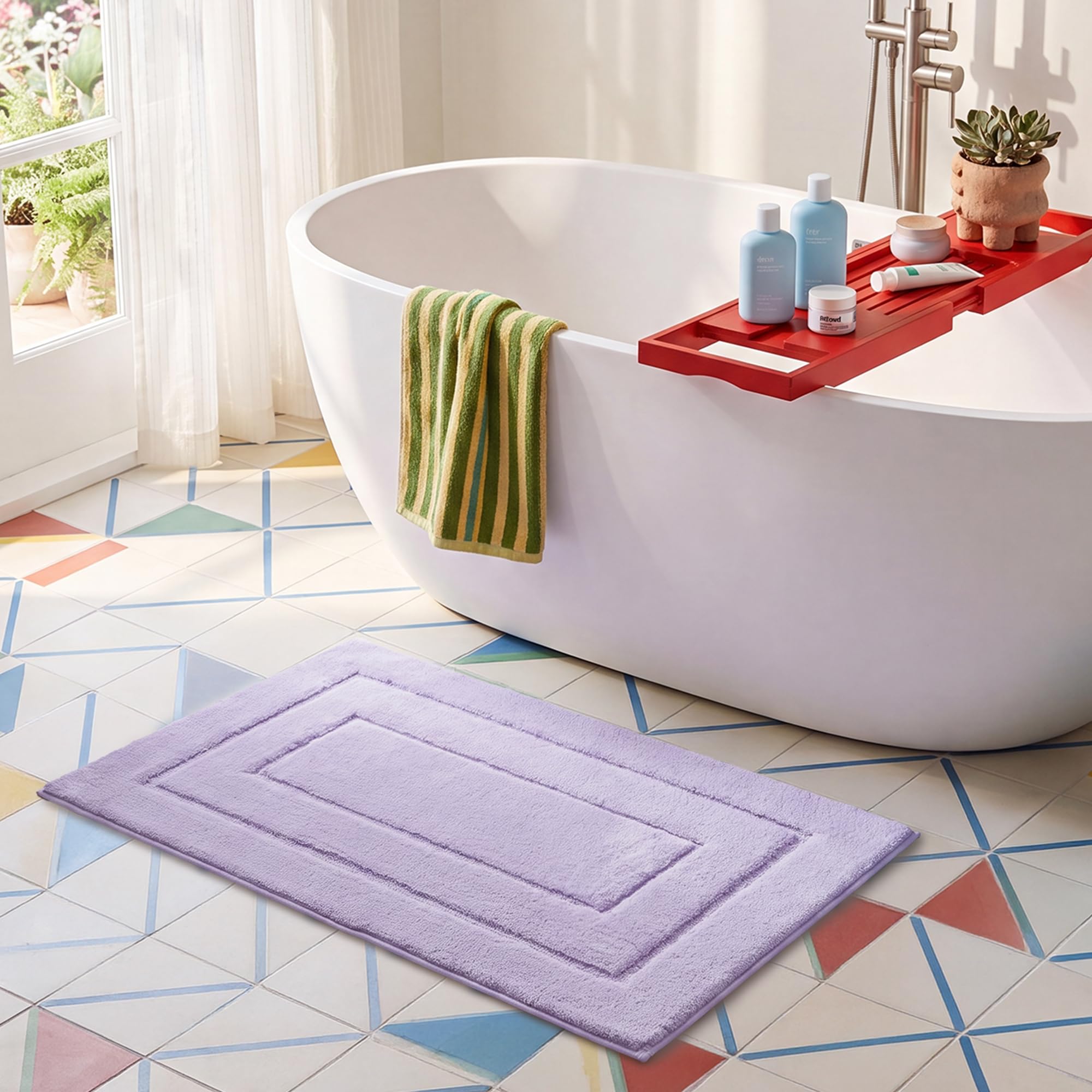 Amazon.com: GRANNY SAYS Lavender Bathroom Rug 16