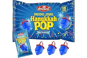 Jewel Pop Ring Shape Dreidels Candy