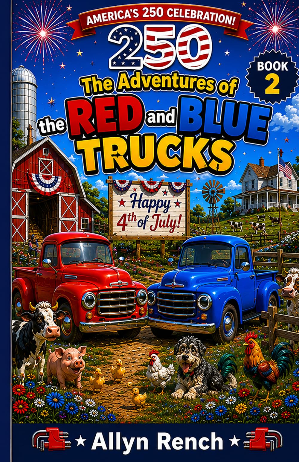 The Adventures of the Red & Blue Trucks: The Fourth of July Parade