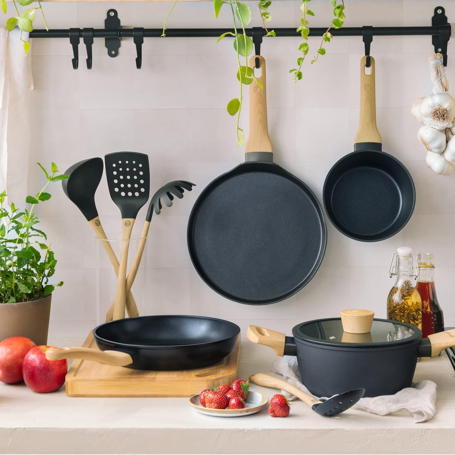 Kitchen Scene with MasterChef Non-Stick Pans