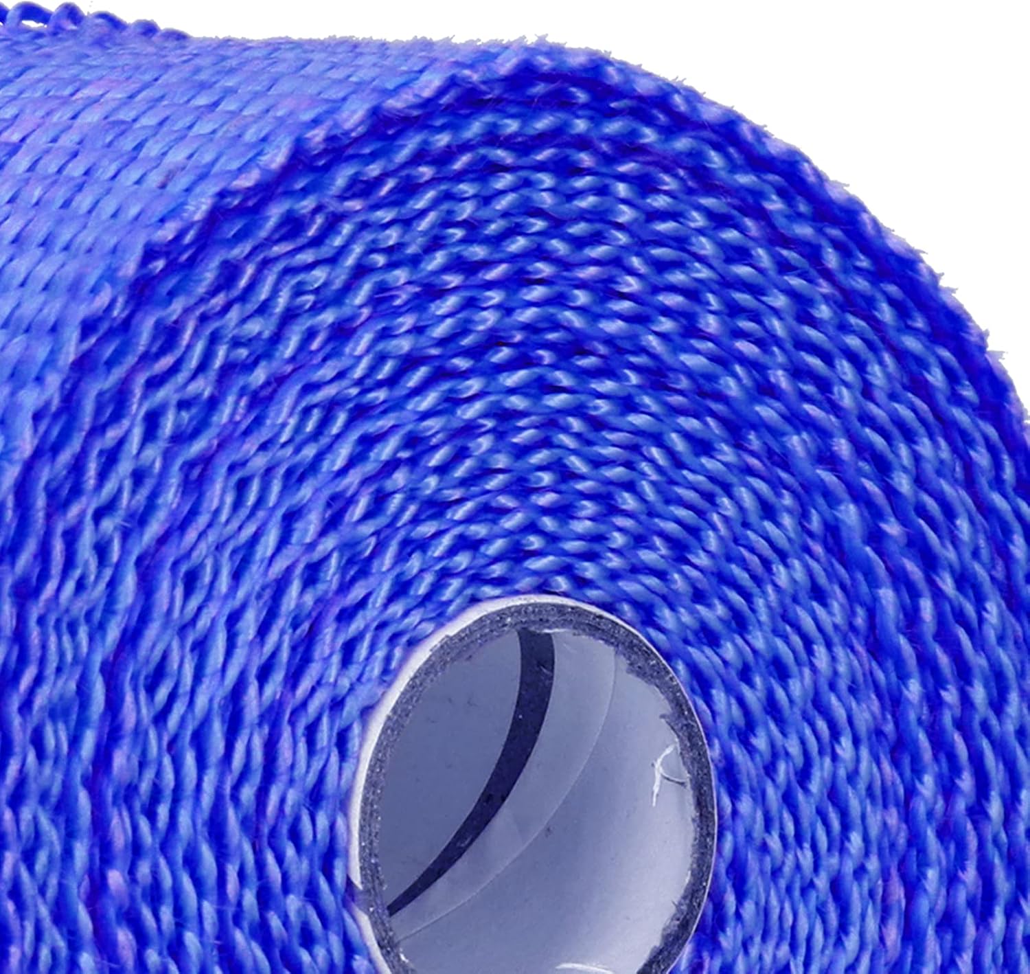 Fafeicy Heat Tape Roll Exhaust Wrap Heat Insulation Tape 5m 1800F High Temp with Fiberglass Alloy Steel for Auto Motorcycle Exhaust Pipe (Blue)