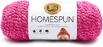 Lion Brand Yarn 790-441 Homespun Yarn, Purple Aster
