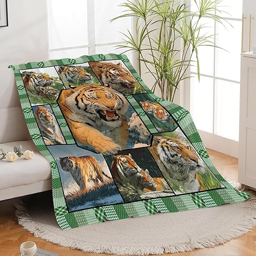 Miniatura 41 de Manta de León Cachorro de León Manta de Tiro Regalos para Hombres Mujeres Niños Niñas Niños Adultos Súper Suave Acogedora Felpa Esponjosa Difusa