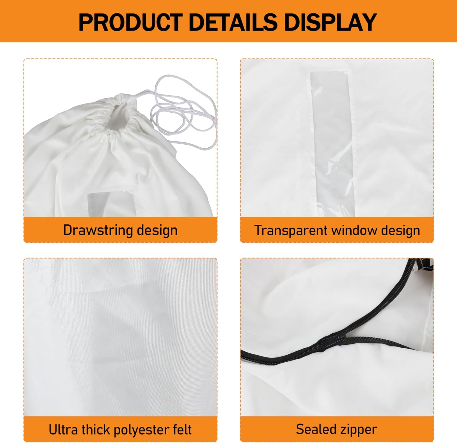 2 Pack 70 Gallon Dust Collector Bag for Woodworking Tools Dust Collectors image 4