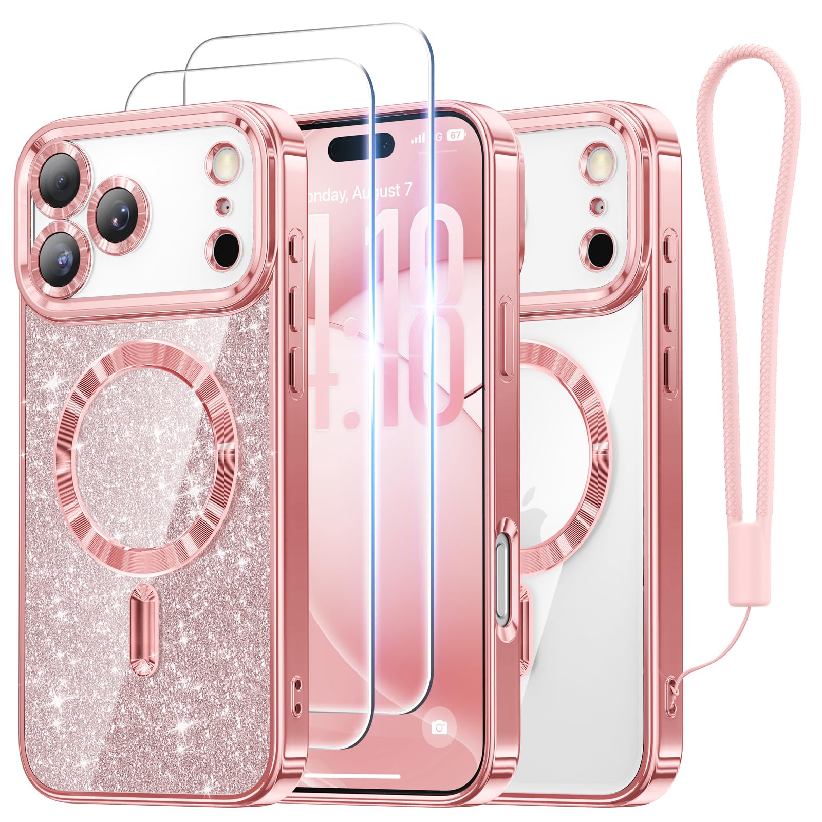 Amazon.co.jp: Meifigno ケース iPhone 17 Pro対応 [MagSafe対応] [HD