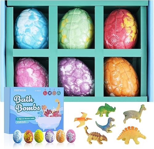 Bombas de baño para niños con sorpresa en el interior, paquete de 6 bombas de baño para niños, juego de regalo de bombas de baño suaves y amigables disponible en Yaxa Venezuela