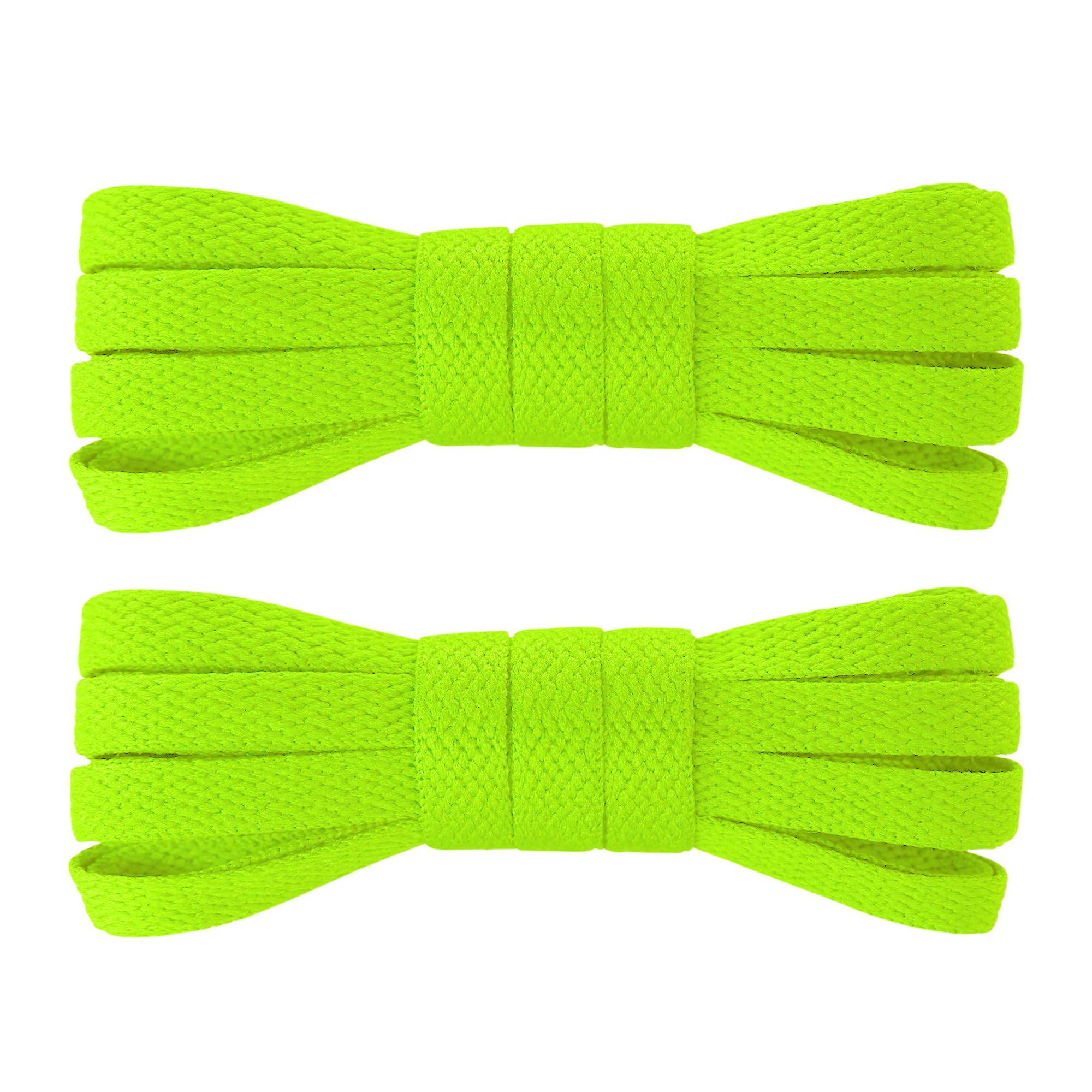 7STROBBS 2 Pairs Strong Trainers Shoelaces, 8MM Wide Flat Shoe Laces for Converse Shoes, Sneakers, Casual Shoes, Athletic Shoe