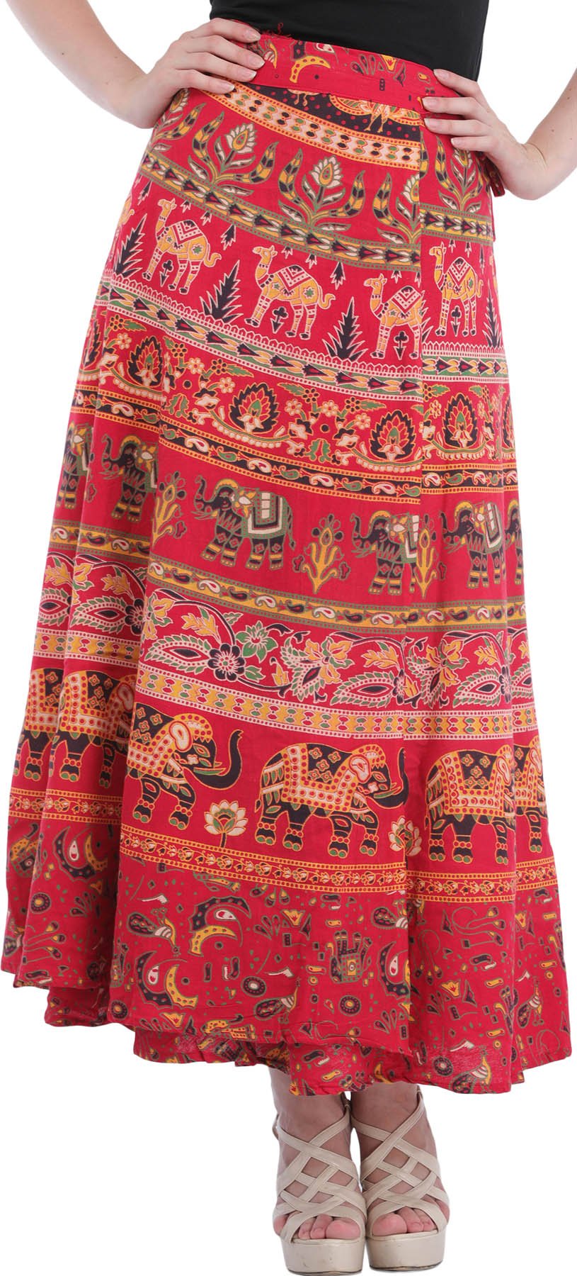 Exotic India Cotton Full Skirt