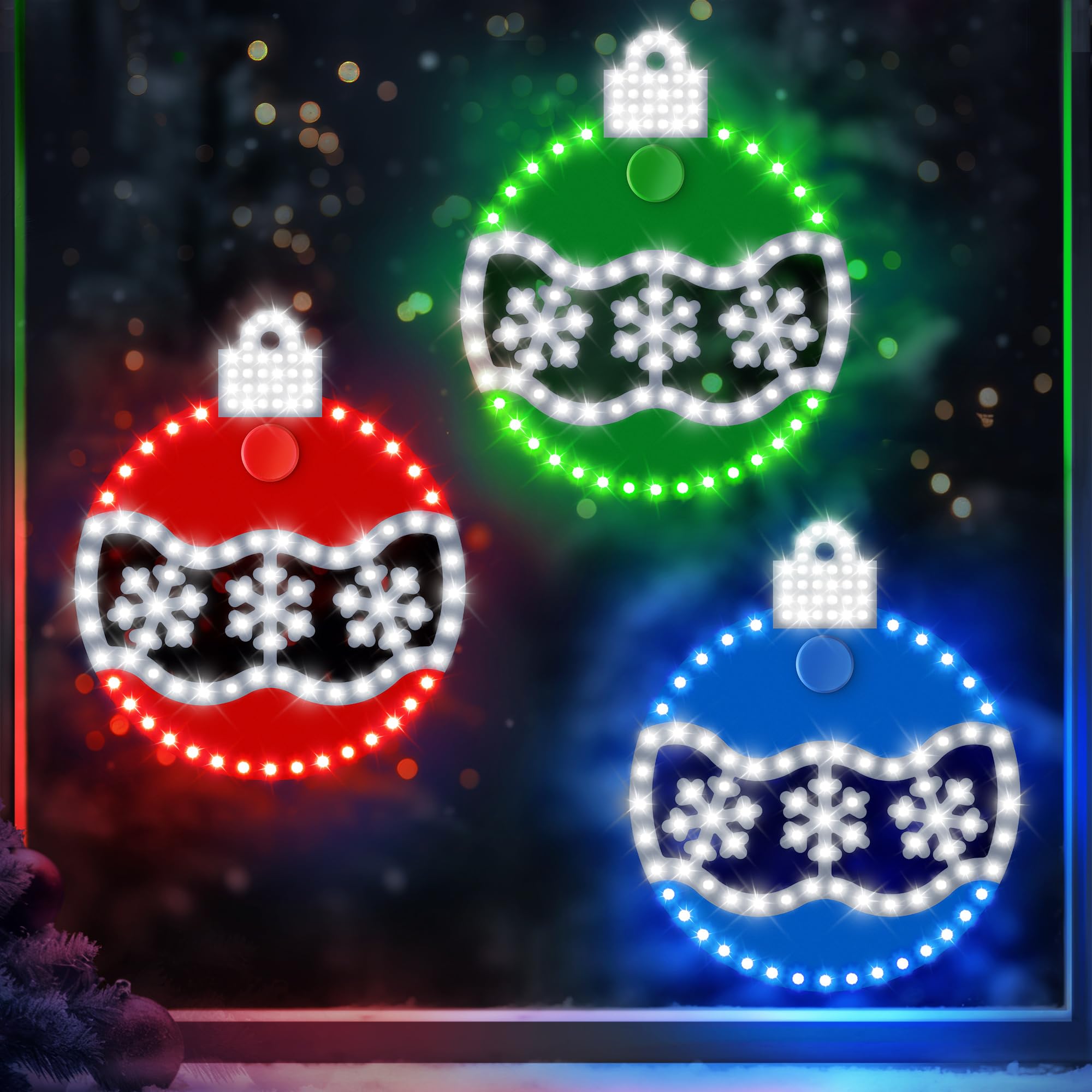 Amazon.com: ElectricWise 3 Pack Hi Vibrant Twinkling Christmas
