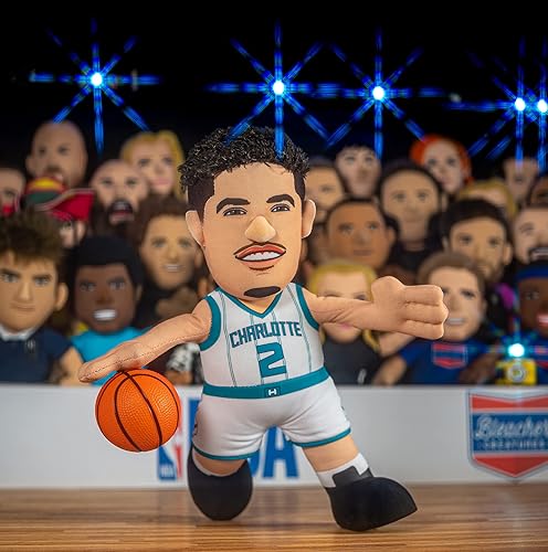 Miniatura 6 de Bleacher Creatures Charlotte Hornets - Figuras de felpa de LaMelo Ball y Hugo de 10 pulgadas