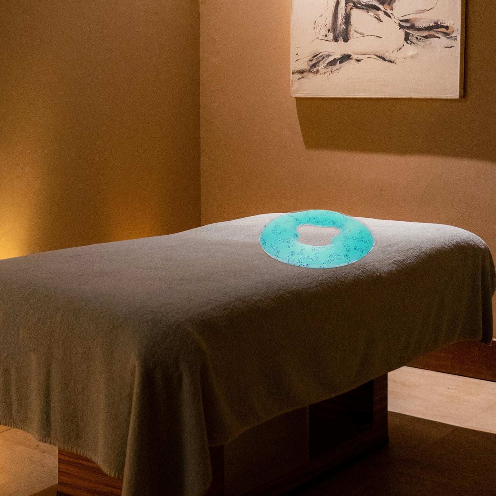 Ciieeo Almohada Facial y Fácil de Limpiar de Silicona para Masaje Soporte Cómodo Adecuado para Salones de Belleza y Cuidado Personal