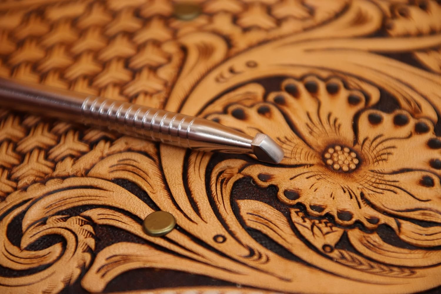 Smooth Angle Beveler Leather Stamping Tool Beveling Set 3pcs Undercut Beveler Stamps 304 Stainless Steel Carving DIY LeatherCrafts Kit