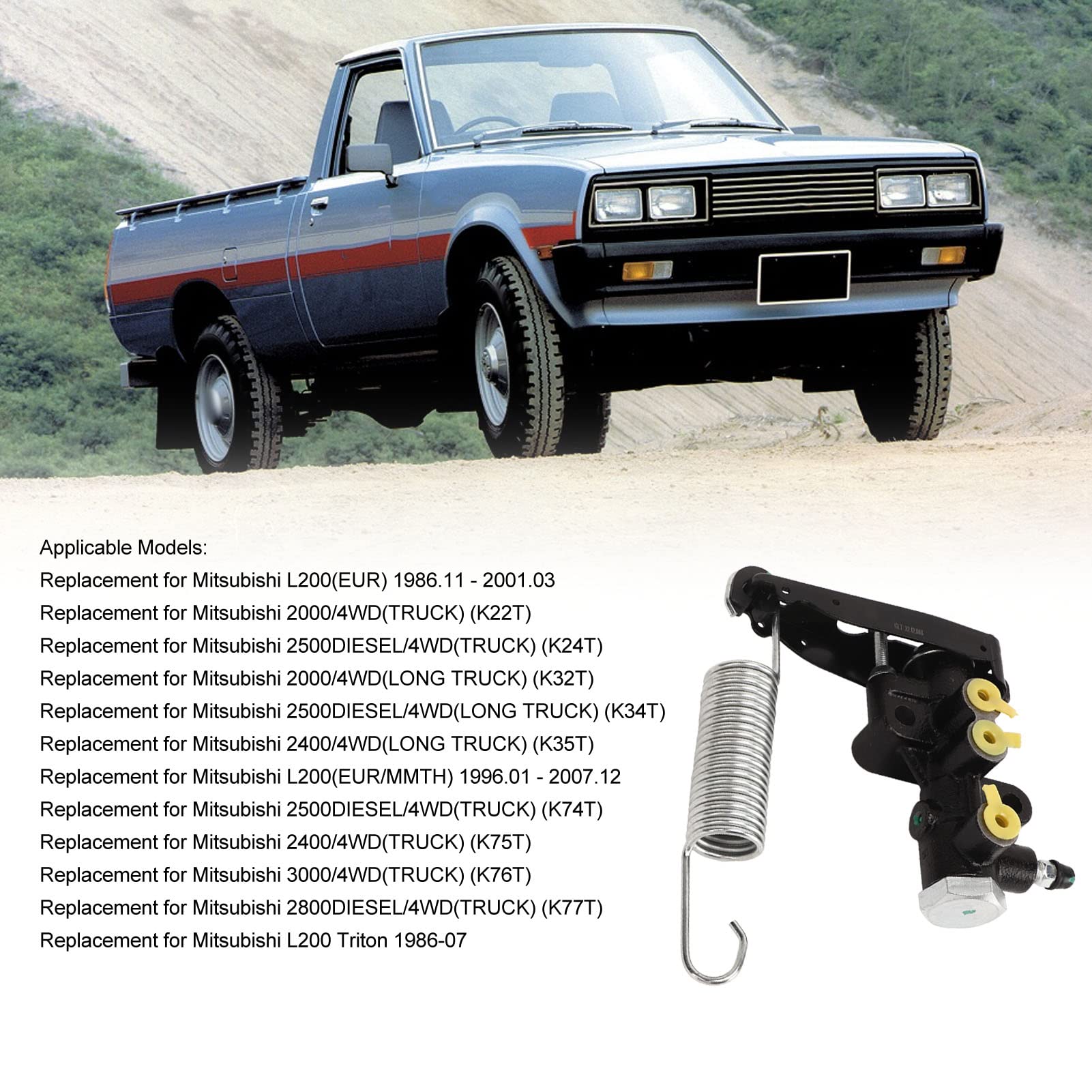 Compensatore di Rilevamento del Carico del Freno MB618321 Sostituzione Resistente Alle Alte Temperature per L200 Triton 1986‑07