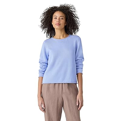 Eileen Fisher Jewel Neck Sweater Women