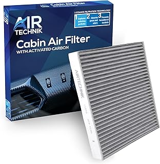 AirTechnik CF11643 Cabin Air Filter w/Activated Carbon | Fits Select Audi A3, Q3, TT, TT RS, TTS and Volkswagen Beetle, CC, Eos, Golf, GTI, Jetta, Passat, Passat CC, R32, Rabbit, Tiguan